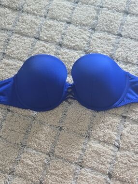 Victoria's Secret Royal Blue Strapless Bikini Top